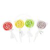 Multi colored lollipop candy