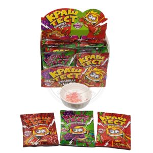 Mixed fruit flavor popping candy