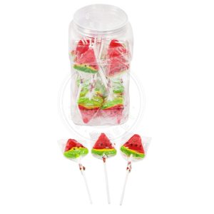 Customized watermelon shape lollipop candy