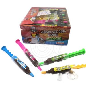 Chocolate gun candy