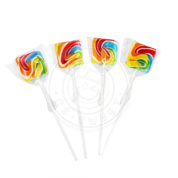 square lollipop hard candy