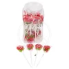 rose lollipop hard candy