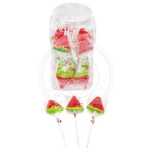 watermelon lollipop candy