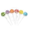 rainbow ball shape lollipop