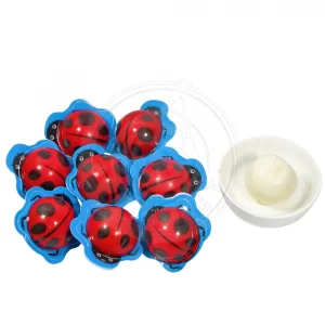 ball shape gummy candy with fruity jam