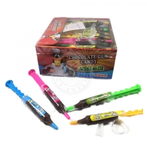 Syringe chocolate liquid candy