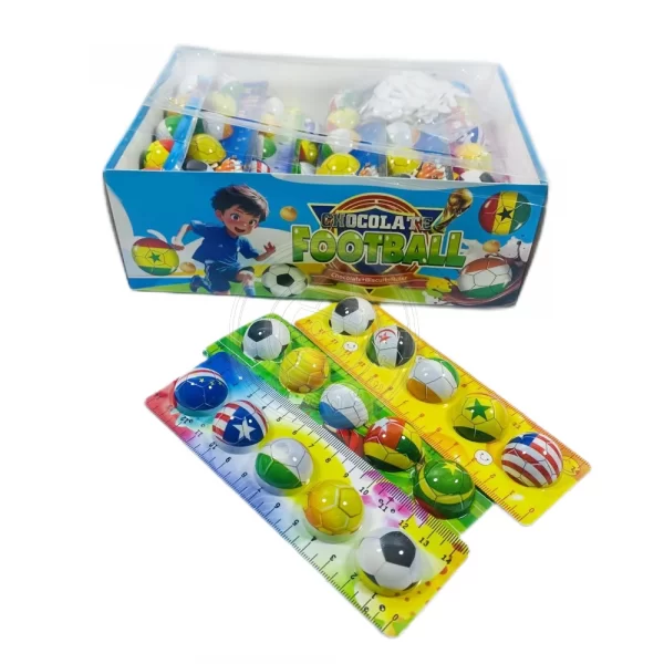 football chocolate candy