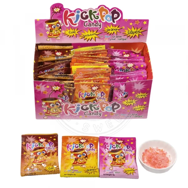 fruit flavor popping candy