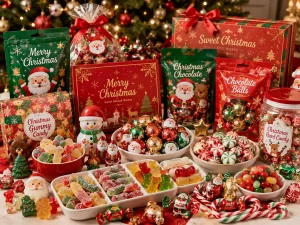 colorful Christmas candy